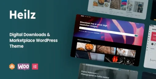 Heilz - Digital Downloads & Marketplace WordPress Theme