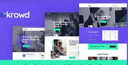 Krowd - Crowdfunding & Charity WordPress Theme