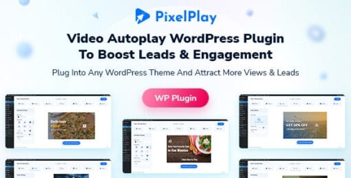 PixelPlay – Video Autoplay And Thumbnail Overlay WordPress Plugin