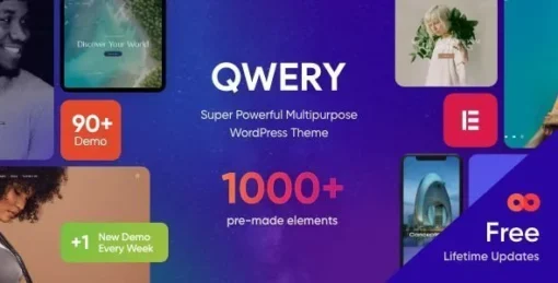 Qwery - Multi-Purpose Business WordPress & WooCommerce Theme + ChatGPT