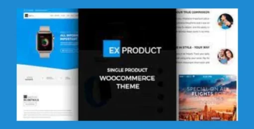 ExProduct - Single Product Wordpress Gpl Theme