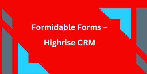 Formidable Forms – Highrise CRM