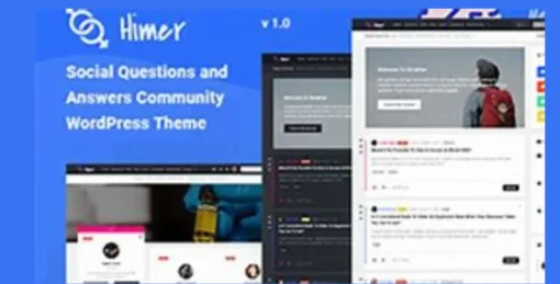 Himer - Social Questions and Answers WordPress Gpl Theme