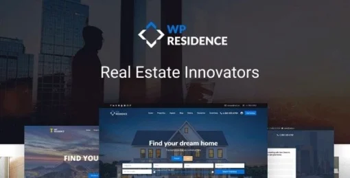 Residence Real Estate WordPress Theme | WpResidence -