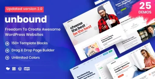 Unbound - Business Agency Multipurpose Theme WordPress Theme